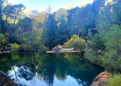 El charco del aceite, una piscina natural en Cazorla
