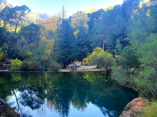 El charco del aceite, una piscina natural en Cazorla