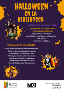 martos biblioteca halloween 2024
