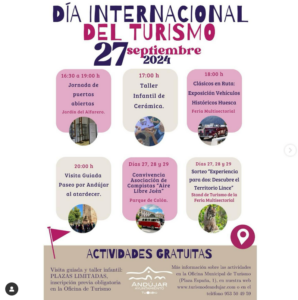 dia mundial turismo andujar 2024